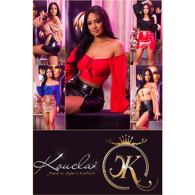 Style fashion Sexy KouCla Crop Top Latina Llook