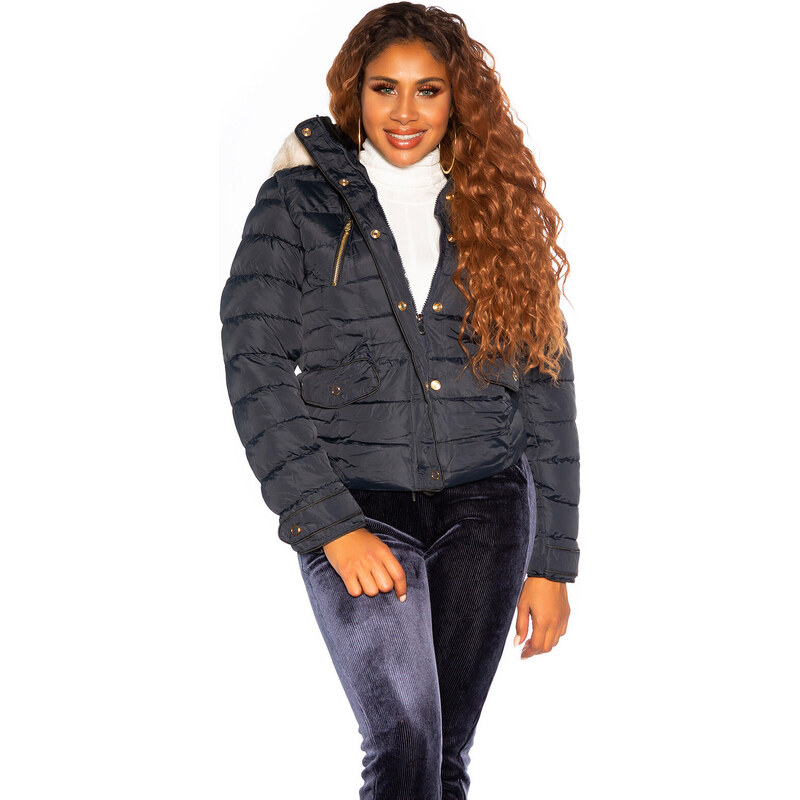 Style fashion Trendy zimní bunda s kapucí