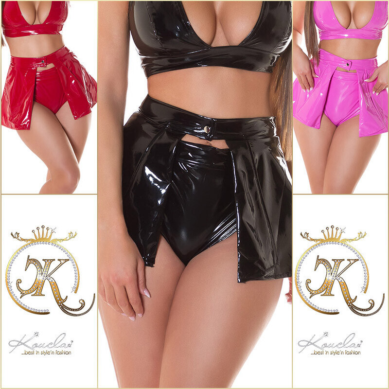 Style fashion Sexy sukně Koucla Latexlook / Cover- up