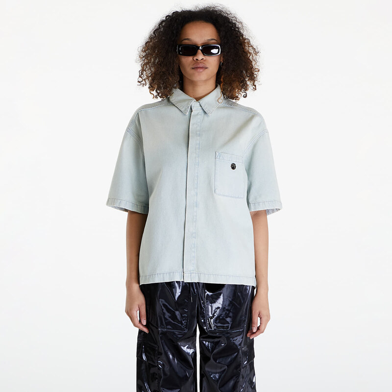 Ambush Boxy Fit Denim Shirt UNISEX Light Blue