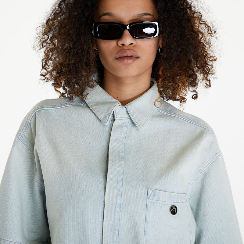 Ambush Boxy Fit Denim Shirt UNISEX Light Blue