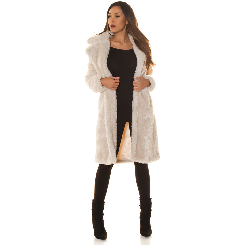 Style fashion Sexy zimní kabát z umělé kožešiny