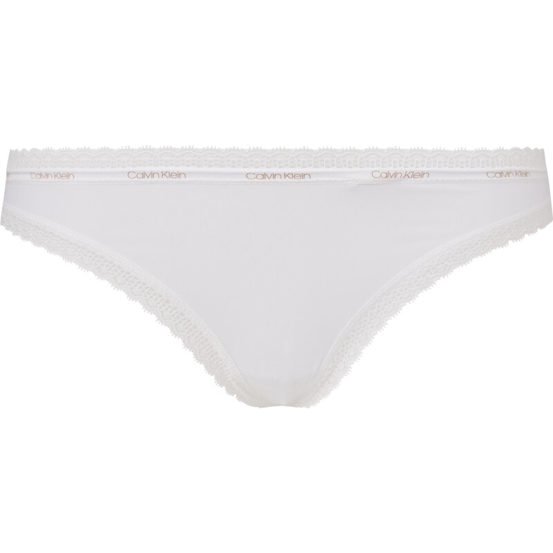 Dámská tanga Thong Bottoms Up 000QD3763E 100 bílá - Calvin Klein 90621416