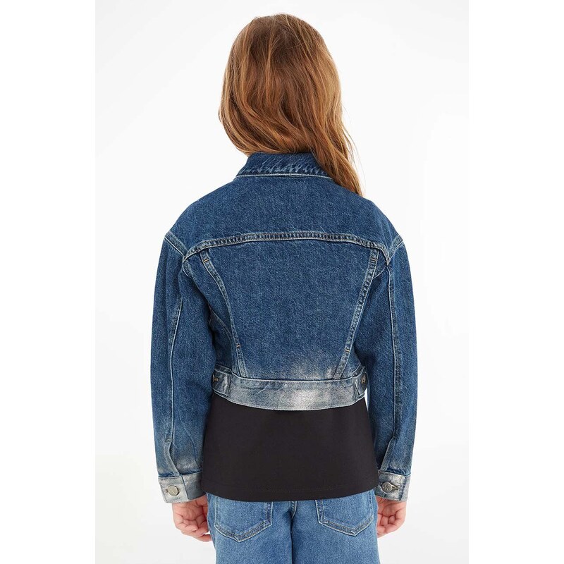 Dětská riflová bunda Calvin Klein Jeans