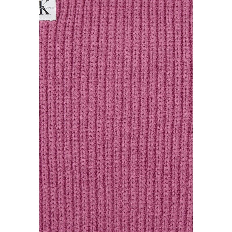 Šála Calvin Klein Jeans růžová barva