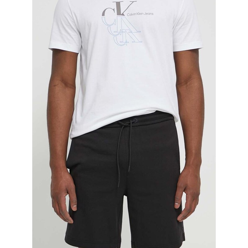 Kraťasy Calvin Klein Jeans pánské, černá barva