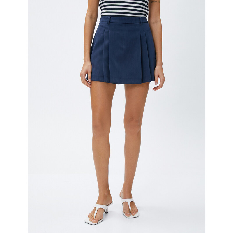 Koton Mini Short Skirt Pleated