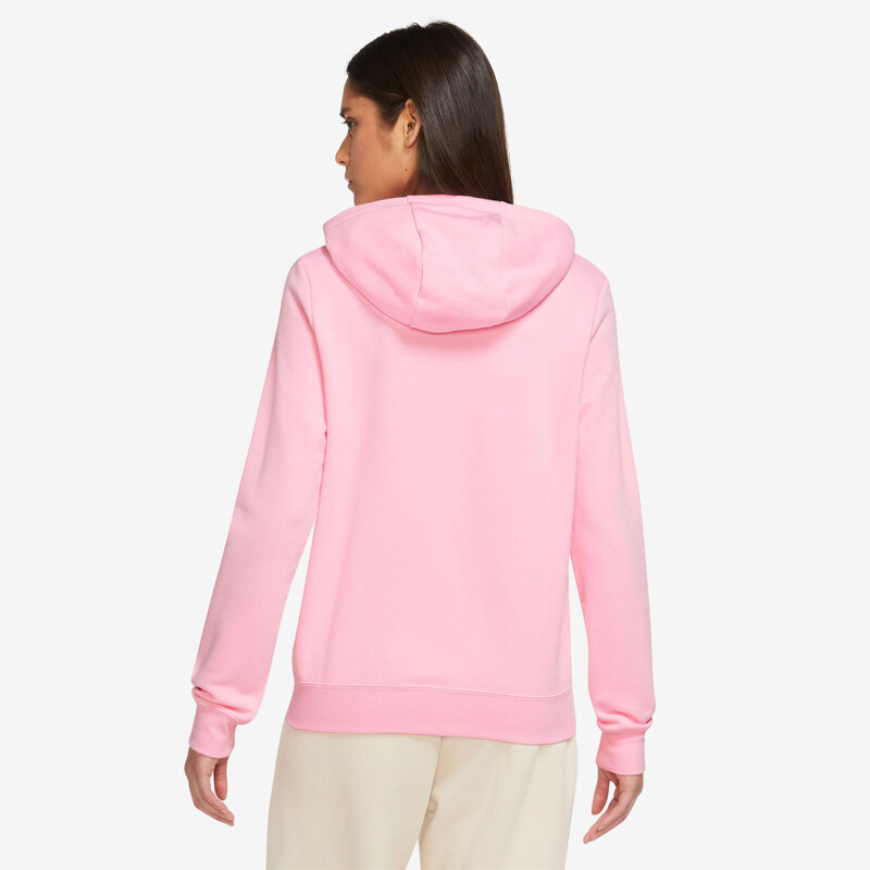 Nike w nsw club flc fz hoodie std PINK