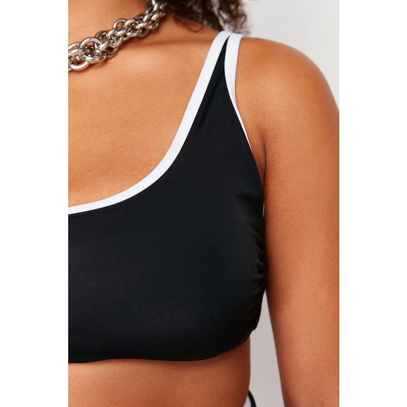 Trendyol Curve Black Bralette Bikini Top