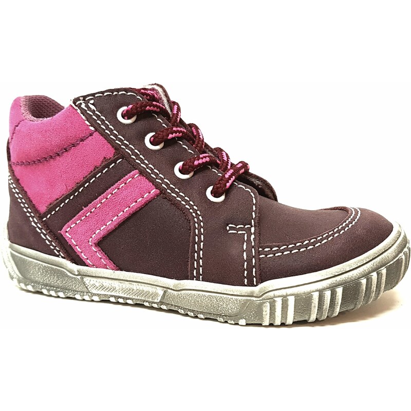 BOOTS4YOU Boots4U dětská kotníková obuv T 217 Bordo 90551856