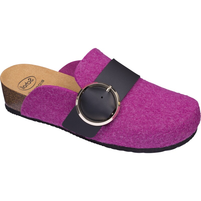Scholl dámský domácí pantofel AMALFI CLOG růžový 90552274