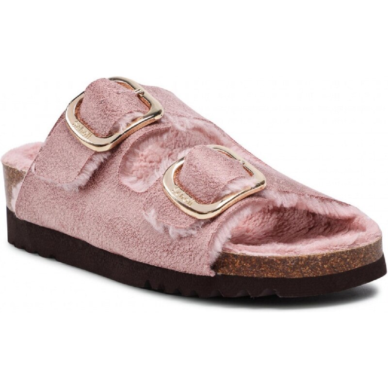 Scholl dámský pantofel ILARY FLUFFY růžový 90552267