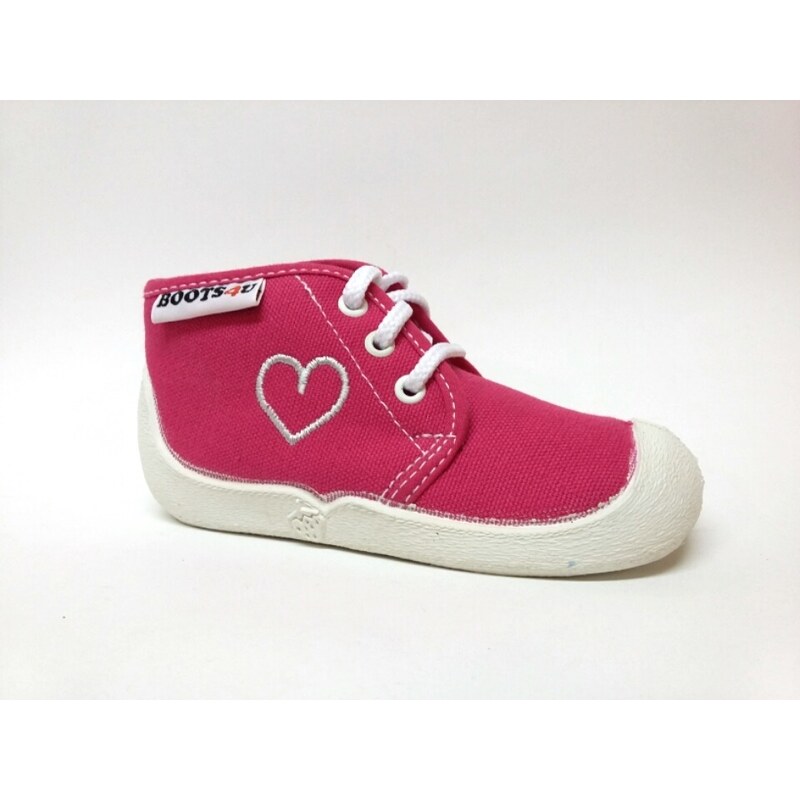 BOOTS4YOU Boots4U dětská plátěnka T015 A červená 90552610