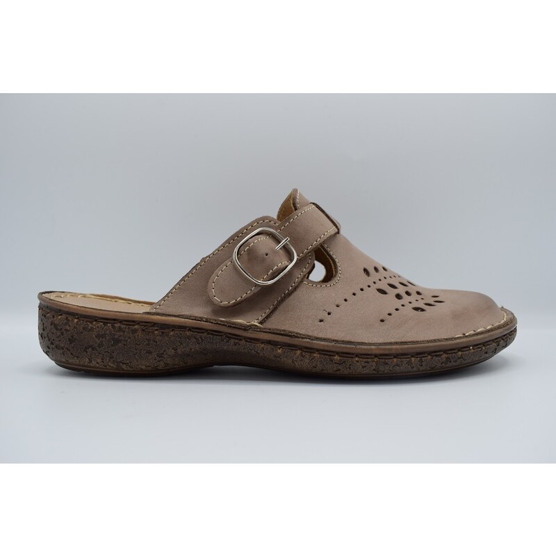 HILBY 264/02 dámský pantofel hnědý 90552684