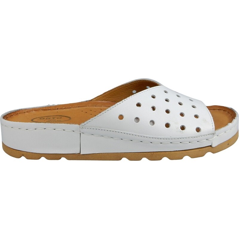 Orto plus dámský pantofel 1818/007 bílý 90552811