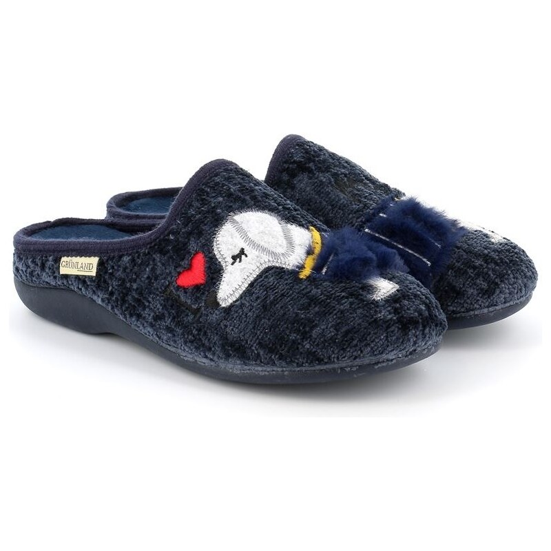 GRÜNLAND domácí pantofel ALIN CI2646-38 BLU 90553088