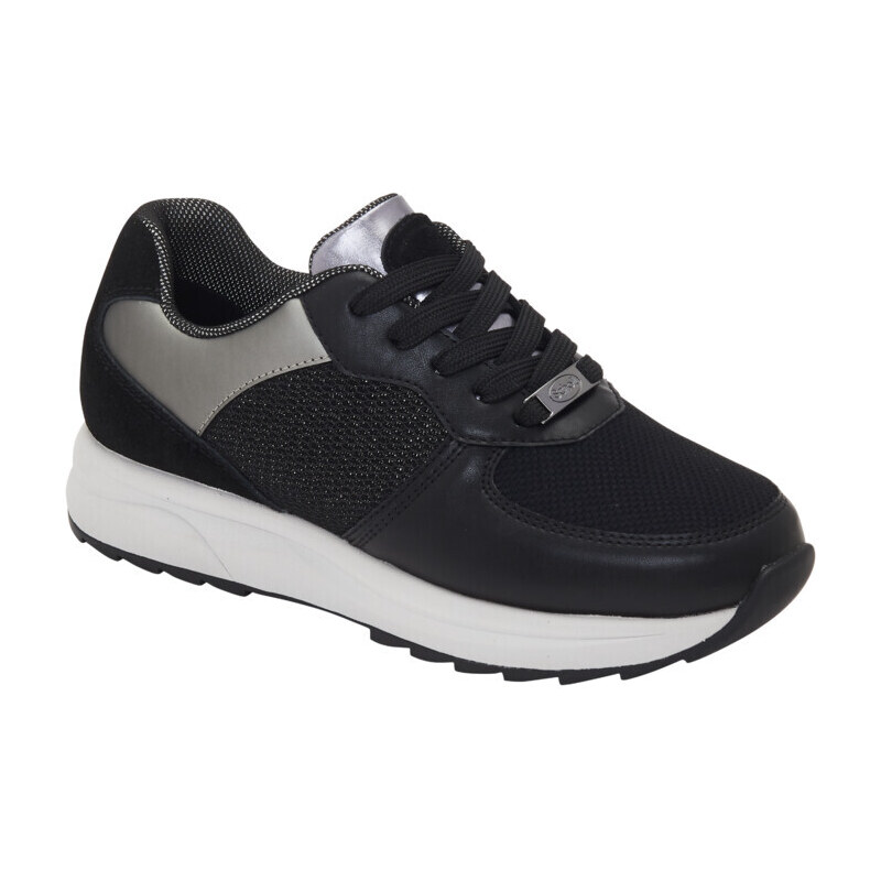 Scholl dámská vycházková polobotka BEVERLY LACES černá 90553216