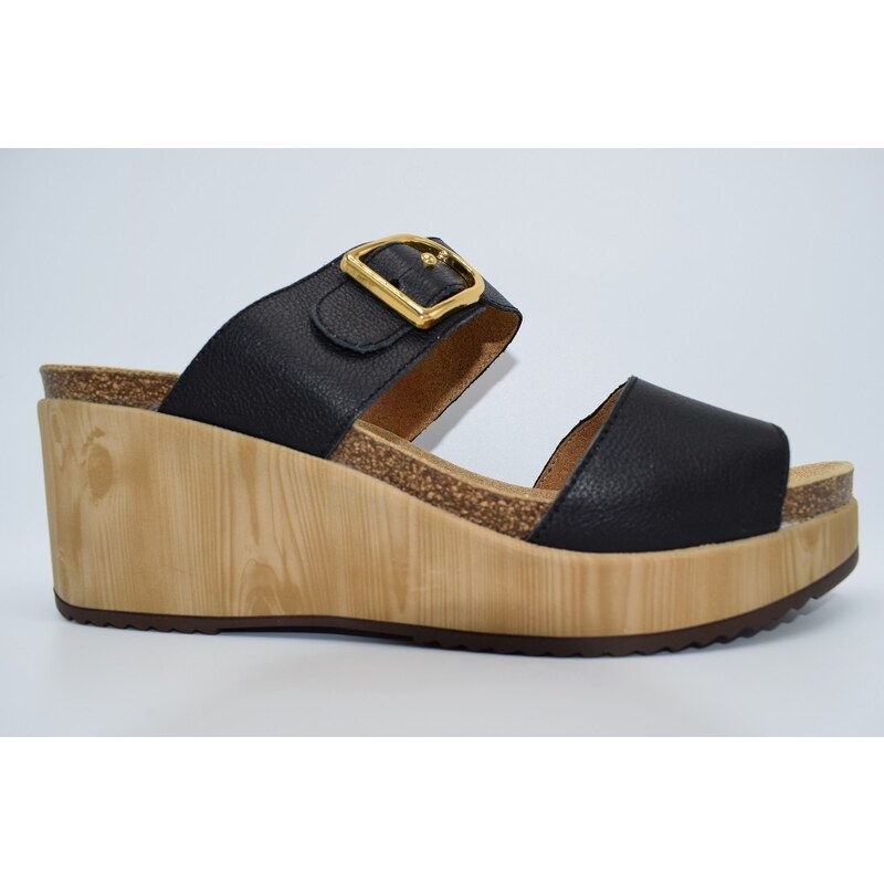 Scholl dámský pantofel ORTONA černý 90553342