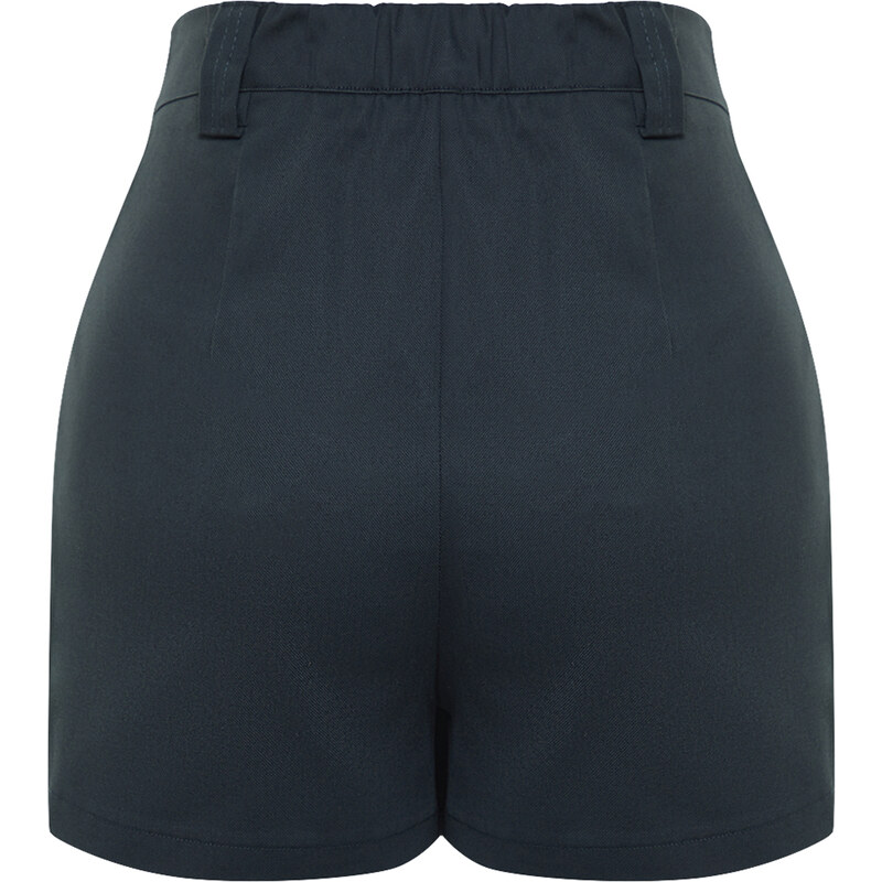 Trendyol Navy Blue Pocket Detailed Woven Short Skirt