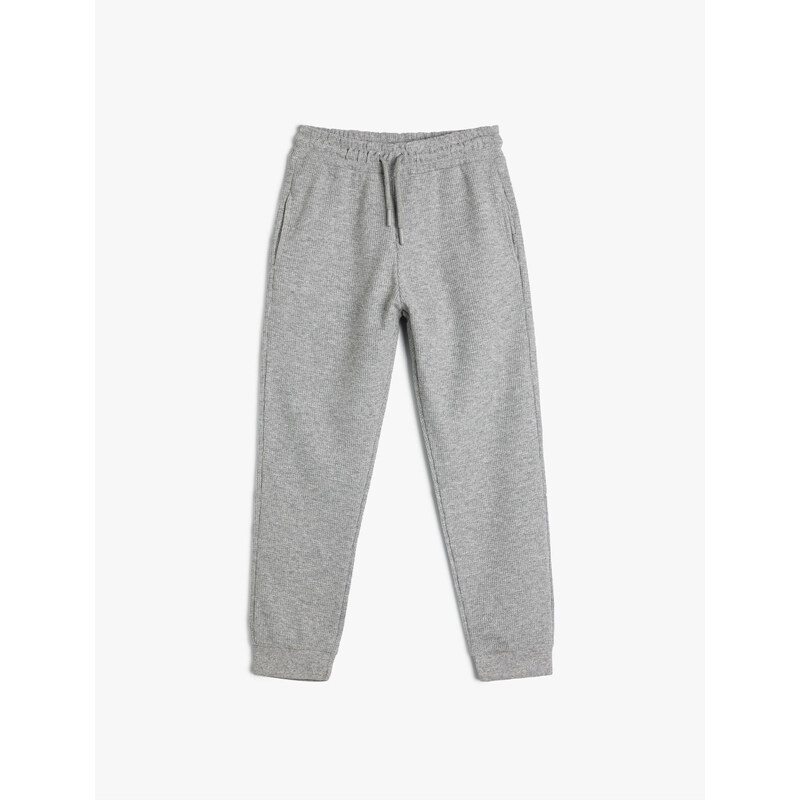 Koton Basic Jogger Sweatpants with Pockets Tie Waist