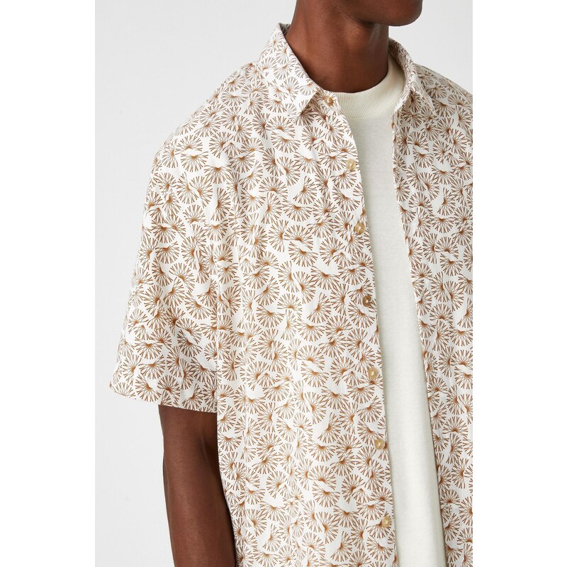 Koton Patterned Short Sleeve Shirt