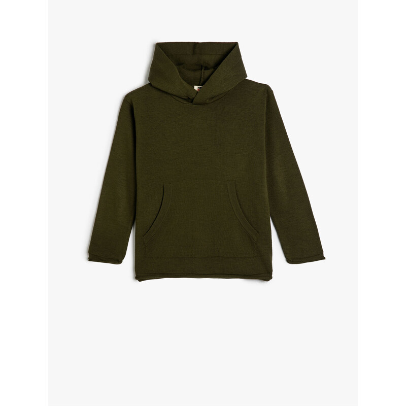 Koton Hooded Sweater Long Sleeve Kangaroo Pocket