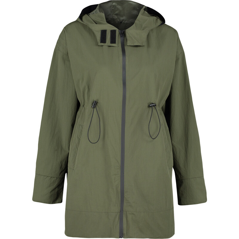 Trendyol Khaki Oversize Wide Cut Raincoat