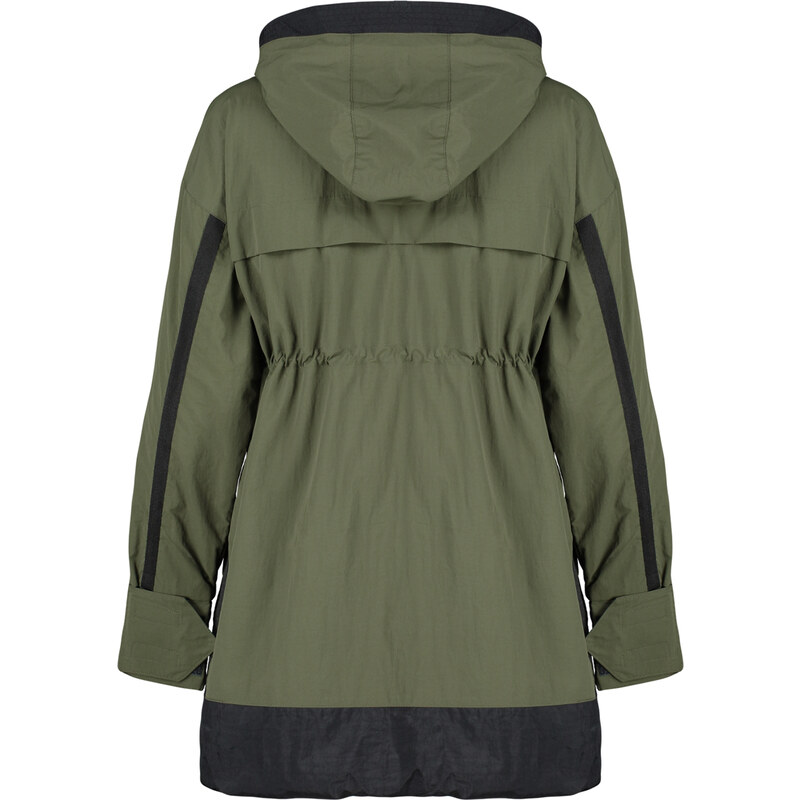 Trendyol Khaki Oversize Wide Cut Raincoat