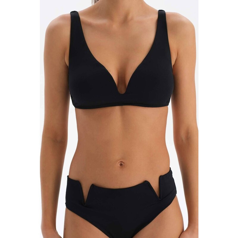 Dagi Black Normal Waist Bikini Bottoms