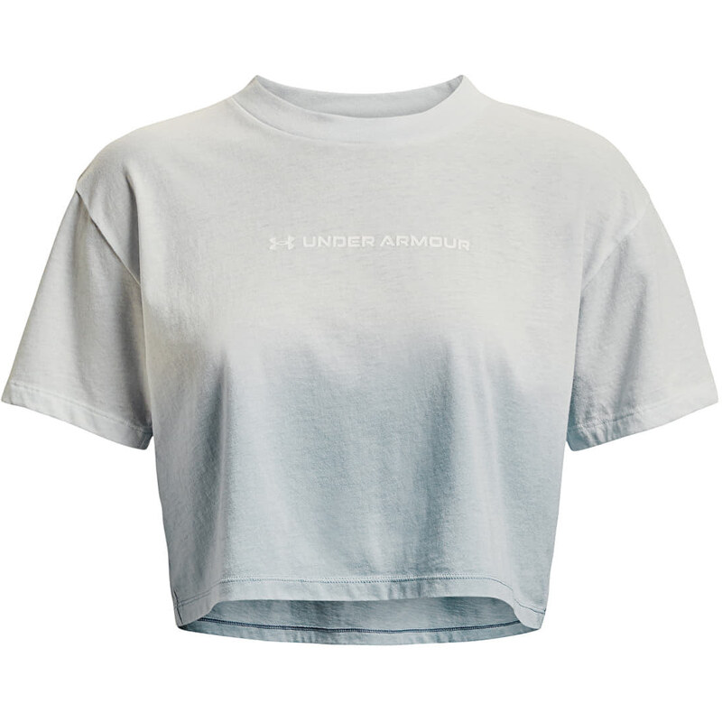 Dámské tričko Under Armour Dip Dye Crop Ss Gray