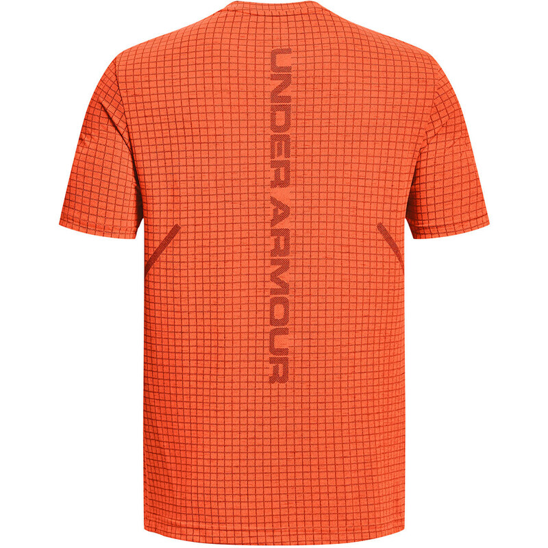 Pánské tričko Under Armour Seamless Grid Ss Orange