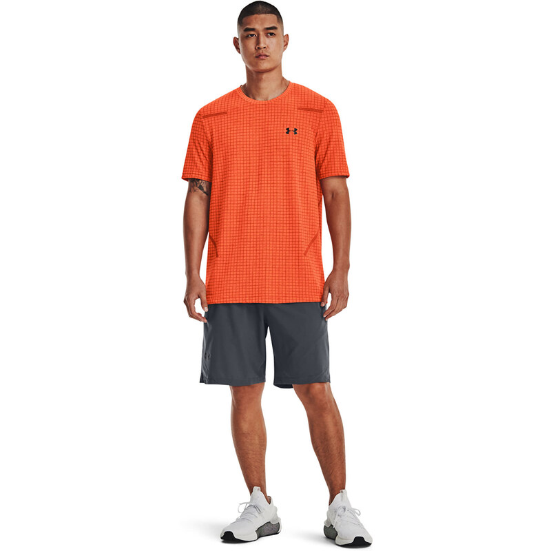 Pánské tričko Under Armour Seamless Grid Ss Orange