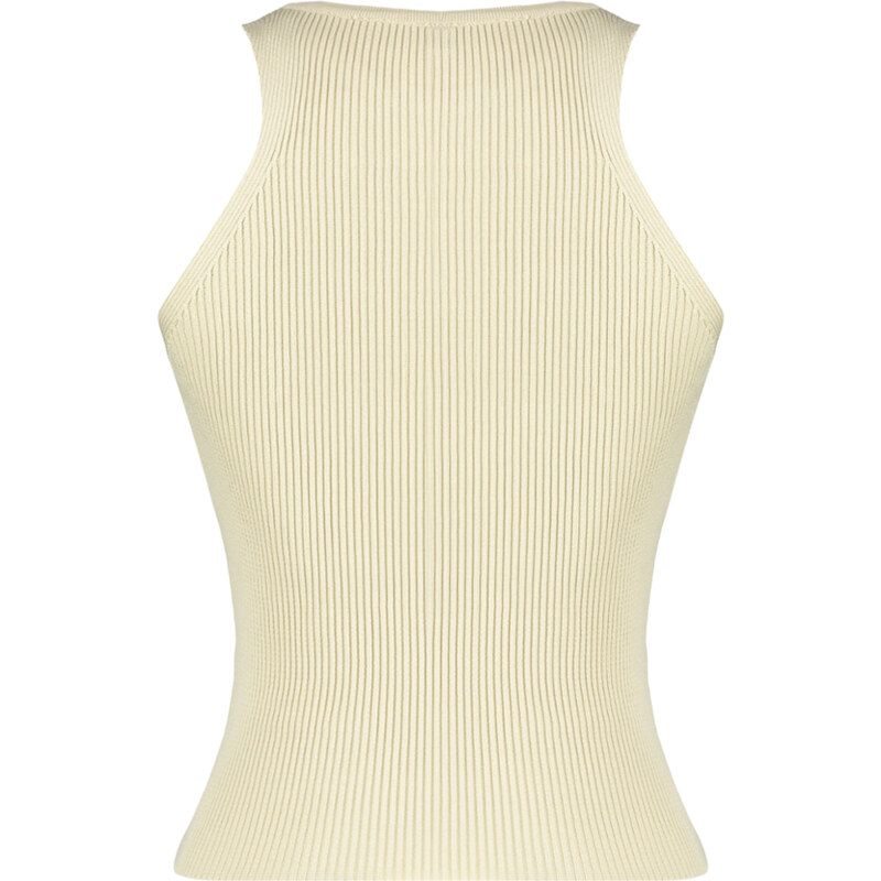 Trendyol Stone Ribbed Blouse