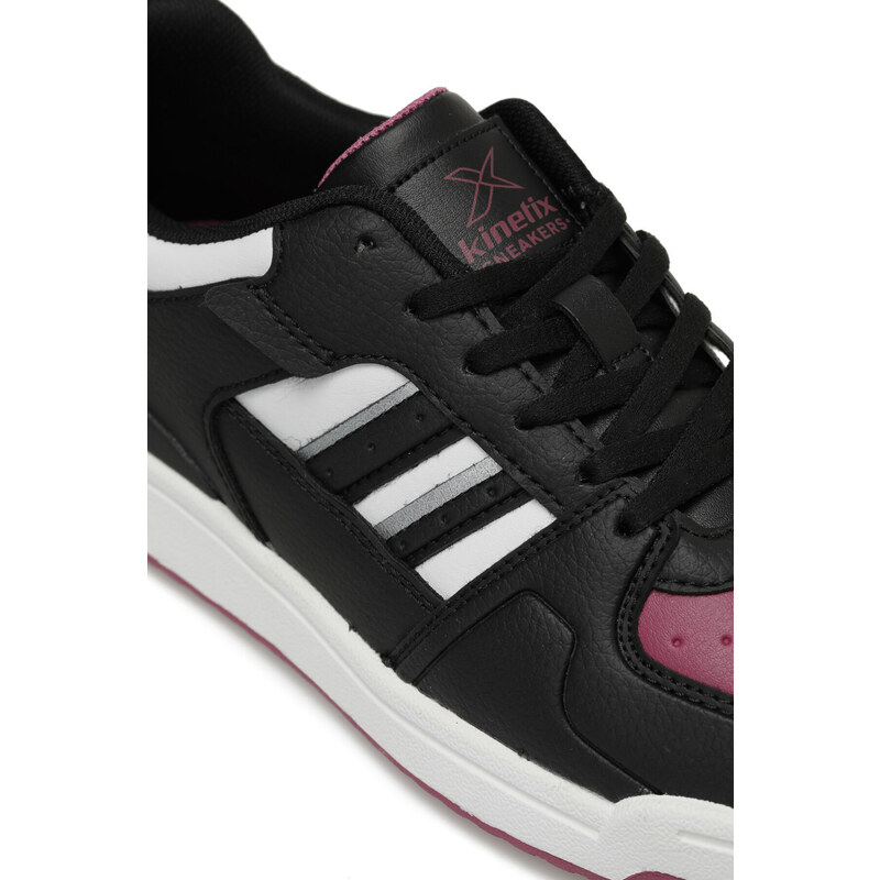 KINETIX WILMO PU W 3PR Women's Black Sneaker