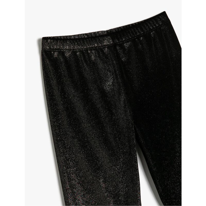 Koton Shiny Leggings. Elastic Waist.