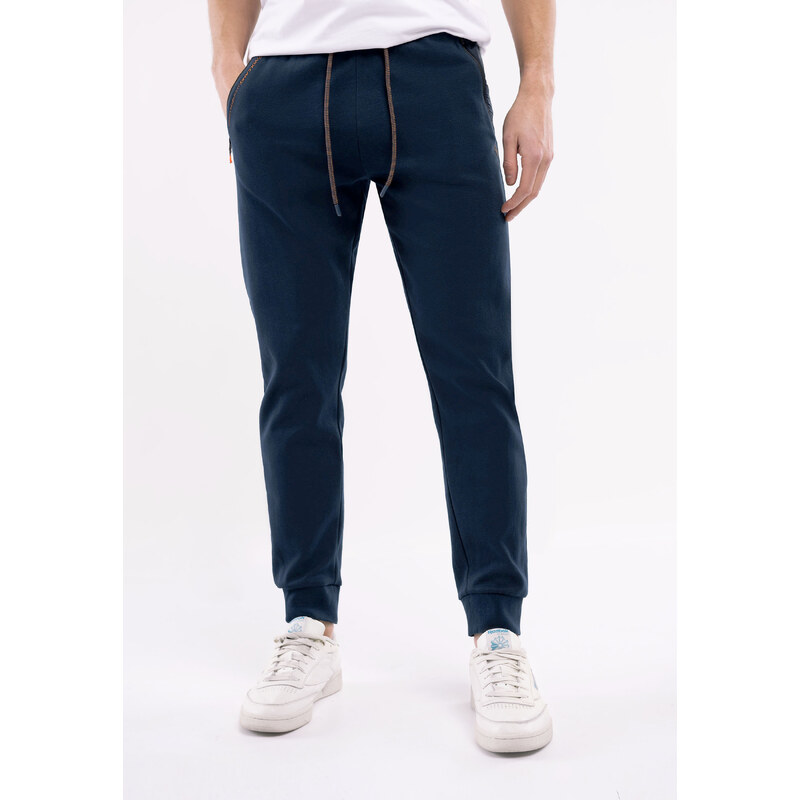 Volcano Man's Gym Trousers N-Credo Navy Blue