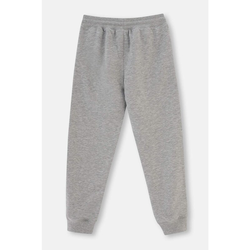 Dagi Gray Melange Basic Unisex Tracksuit Bottom