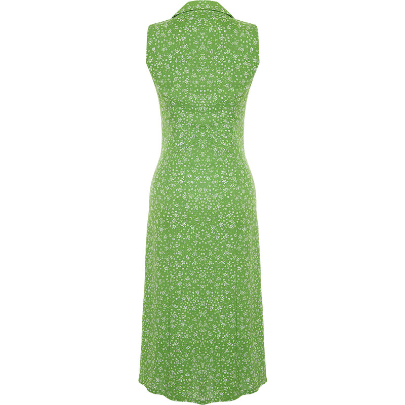 Trendyol Green Woven Woven Midi Dress