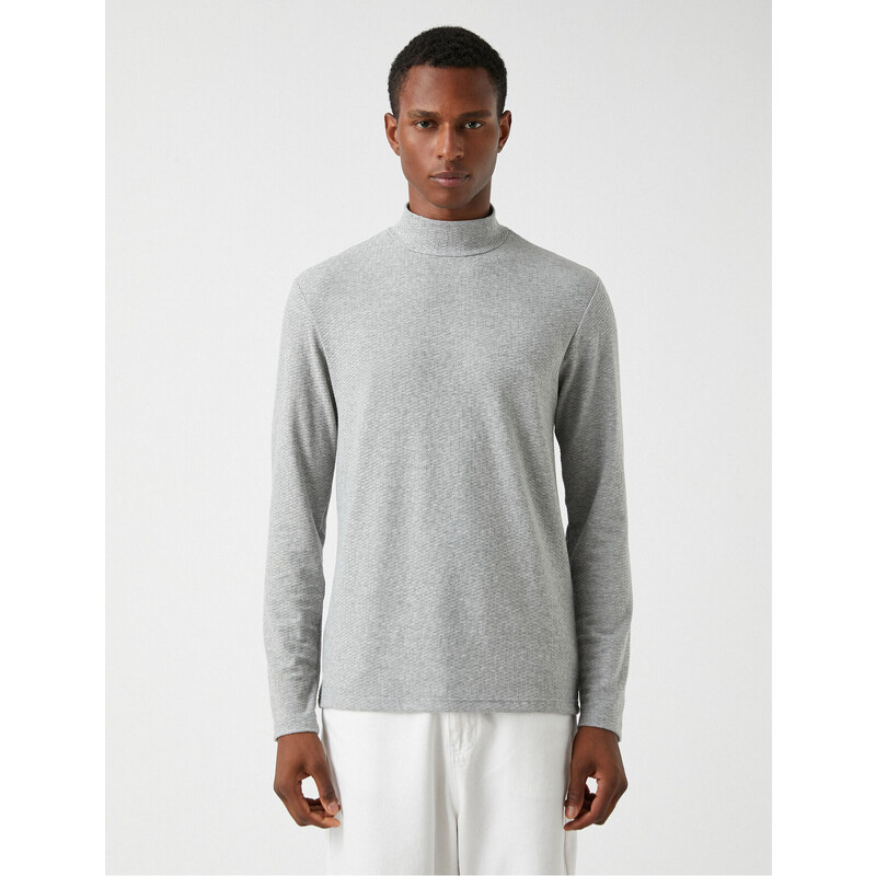 Koton Basic Sweater Half Turtleneck