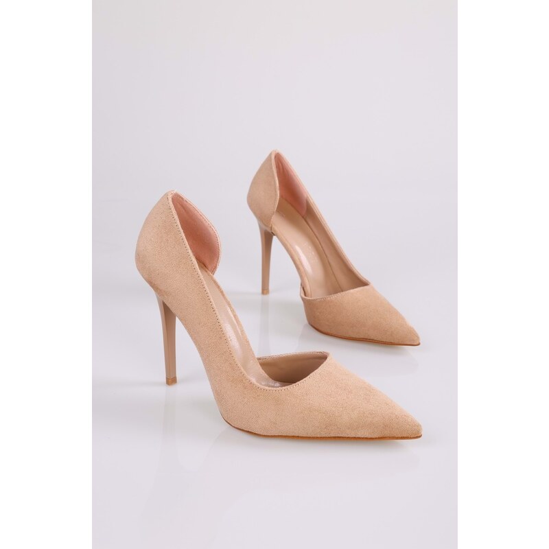 Shoeberry Women's Massy Ten Suede Stiletto