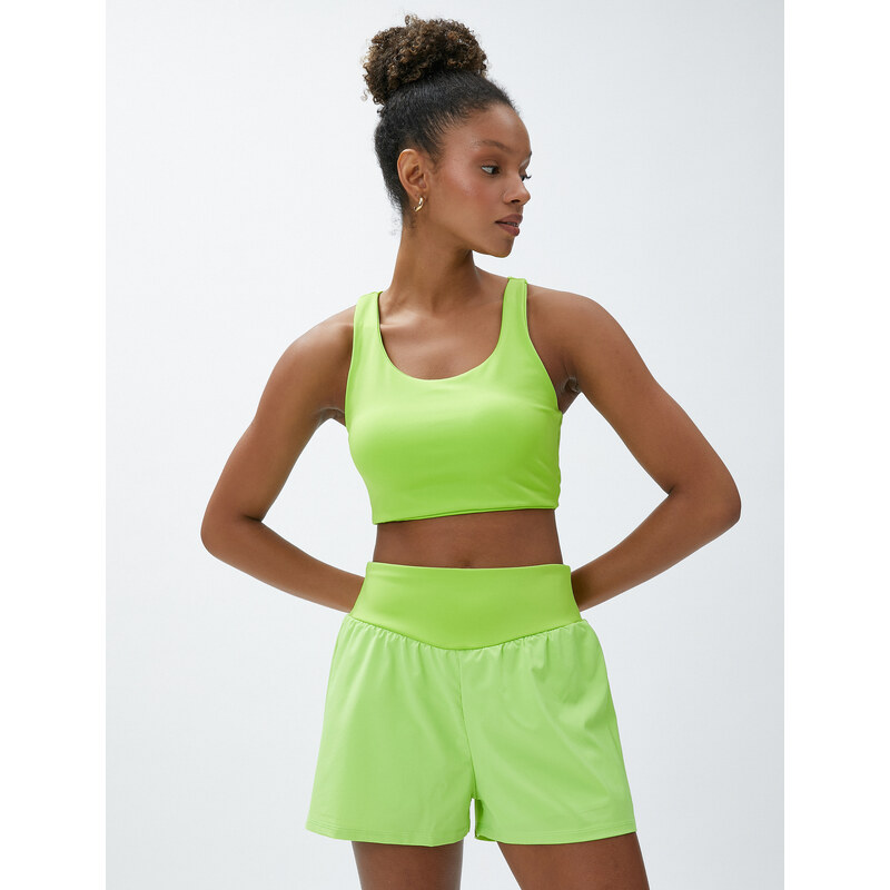 Koton Sports Bra Non-Wireless Padded Window Detail