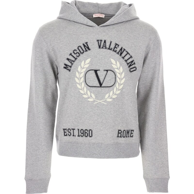 VALENTINO Embroidered Grey mikina