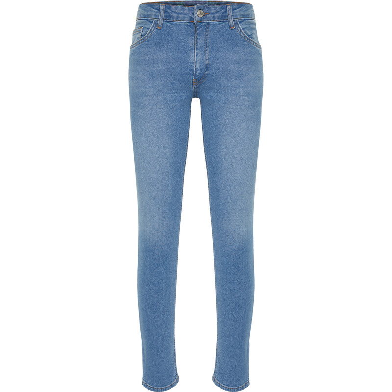 Trendyol Blue Skinny Fit Stretch Fabric Jeans Denim Trousers