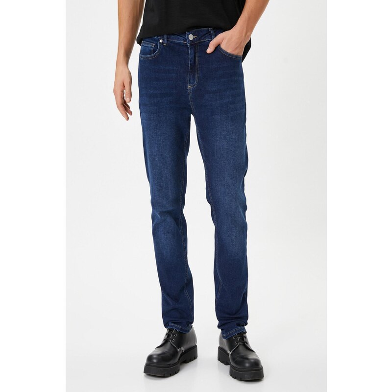 Koton Men's Dark Indigo Jeans