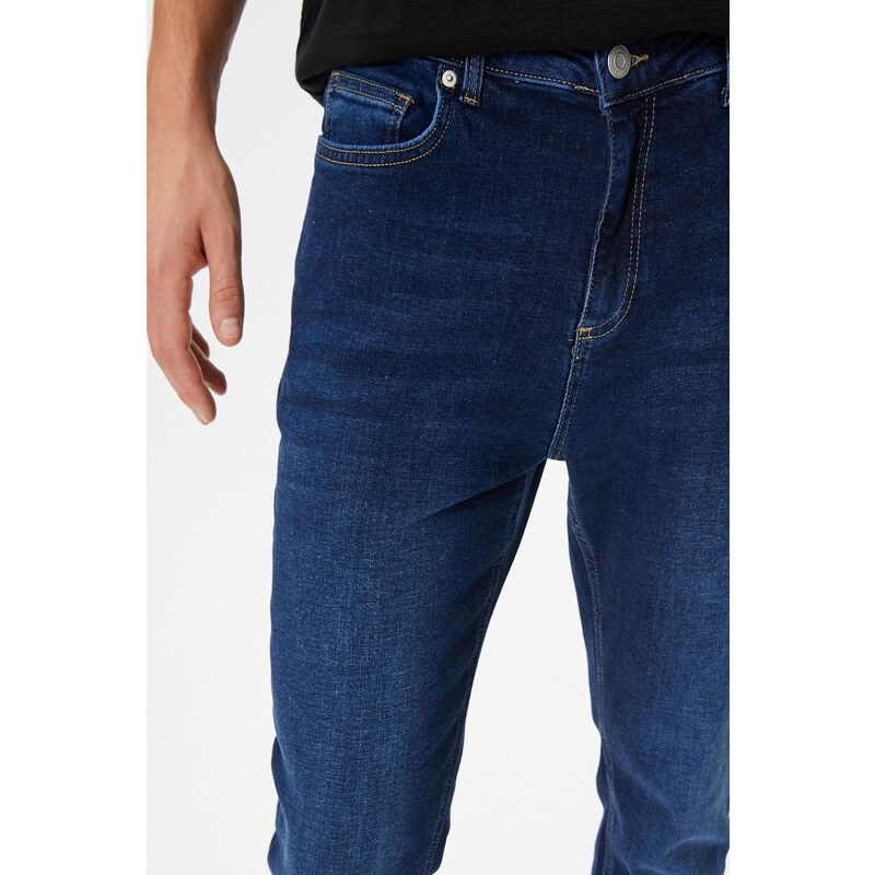 Koton Men's Dark Indigo Jeans