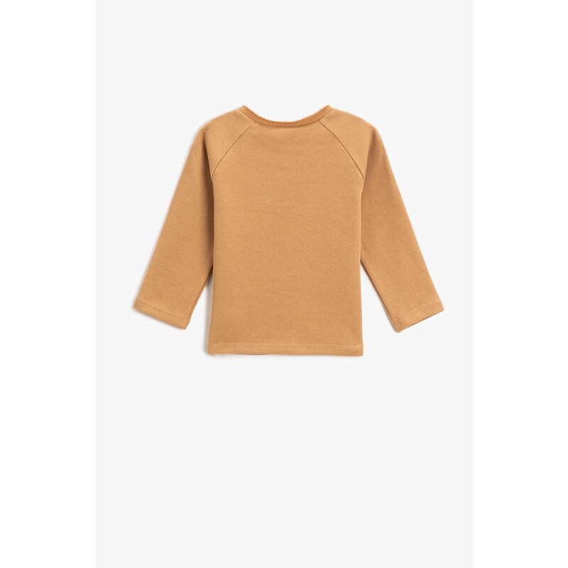 Koton Baby Boy Light Brown Sweatshirt
