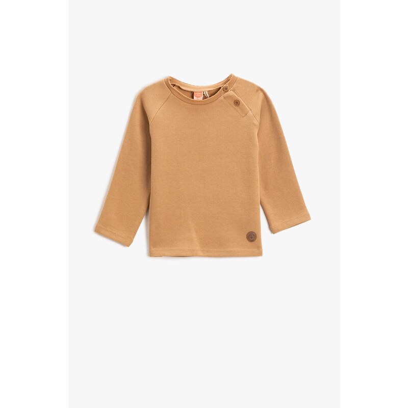 Koton Baby Boy Light Brown Sweatshirt