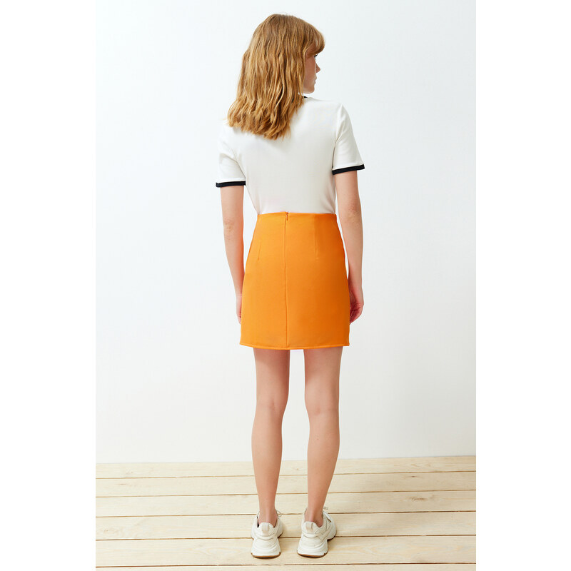 Trendyol Orange Skirt