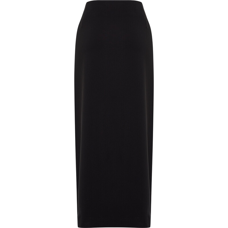 Trendyol Black Woven Fabric Long Pencil Skirt