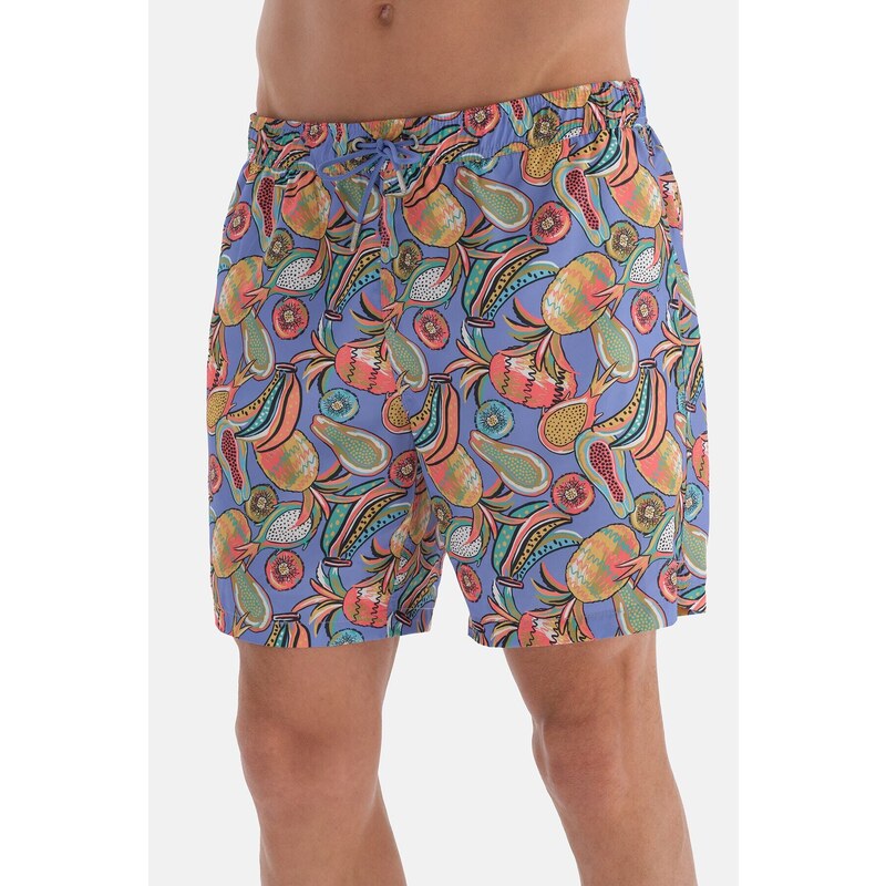 Dagi Lilac Tropical Fruit Des. Medium Shorts